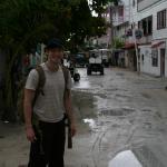 Shawn is ready to leave for Cay Corker via water taxi